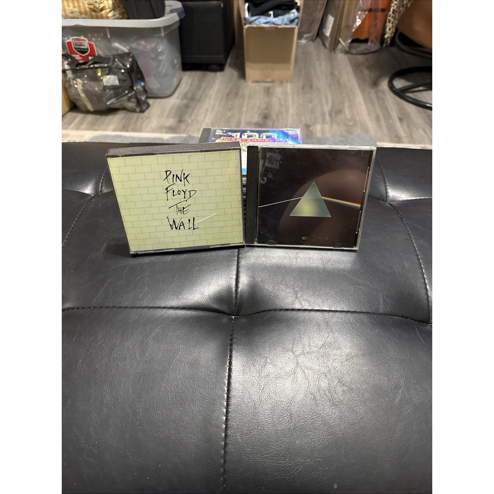 PINK FLOYD 2 CD Lot Re-Issues: The Wall (1997) & Dark Side Of The Moon (1993)